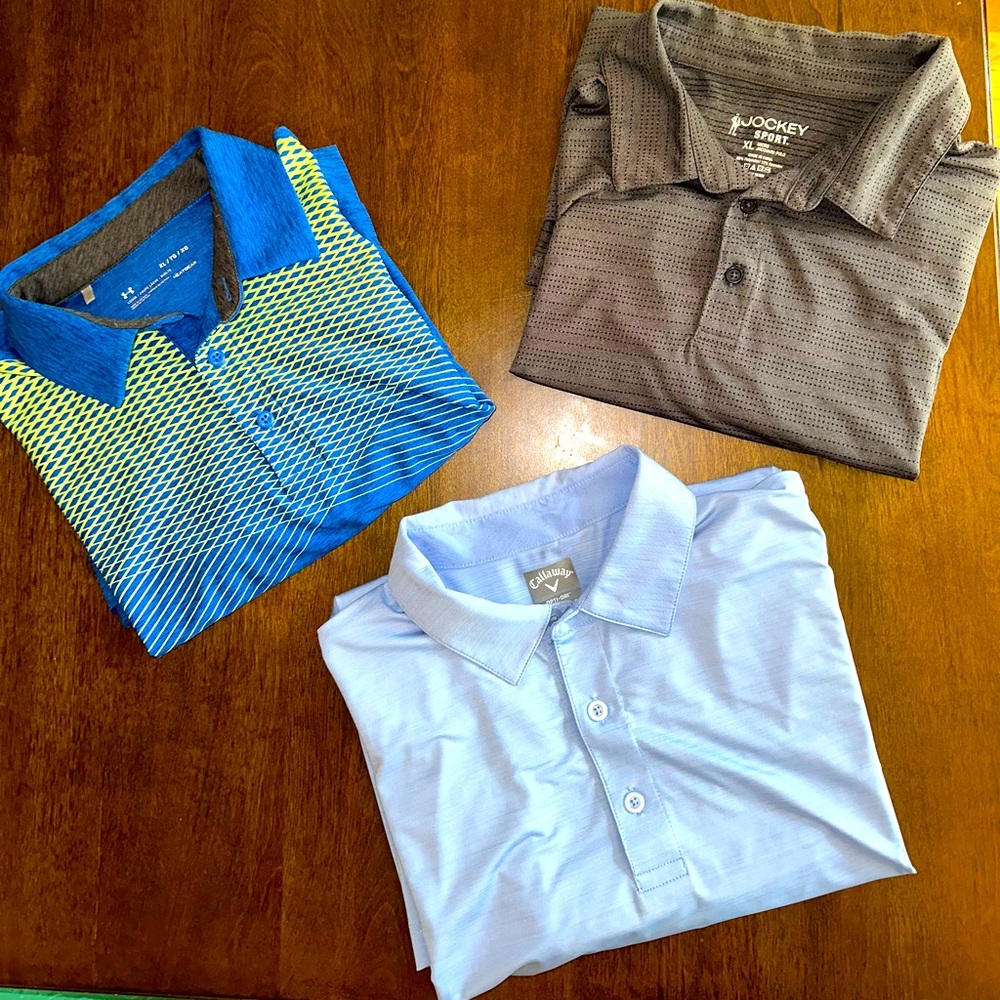 Men’s golf shirt bundle XL